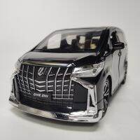 1:24 Scale Toyota Alphard Alloy Car Model Diecast Car Sound Light Car Lovers Collection Kids Birthday Gift Metal Boys Toys