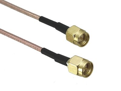 1Pcs Cable SMA male plug to SMA male straight RG316 Connector Wire Terminal RF Jumper pigtail 4inch~10FT Electrical Connectors