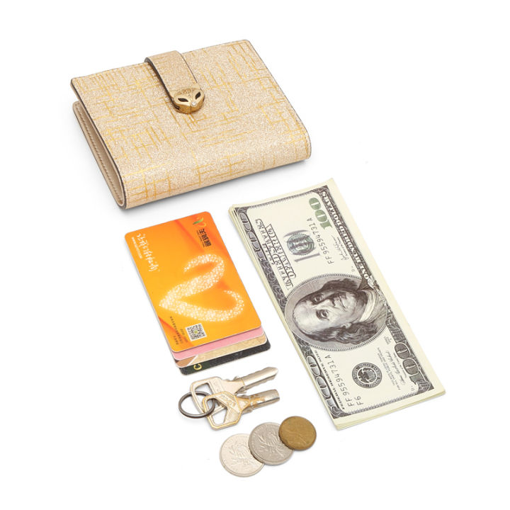foxerเลดี้แฟชั่นกระเป๋าเงินผู้หญิงเก๋กระเป๋าเหรียญขนาดเล็กหญิงหรูหราหนังแตกกระเป๋าเงินs-hineกระเป๋าสตางค์มัลติฟังก์ชั่