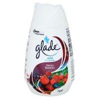 SuperSale63 เกลด 170 กรัม Glade ผลิตภัณฑ์ปรับอากาศ ดูแลกลิ่นให้หอมในสภาพแวดล้อม เกลดโซลิดเจลกลิ่นเฟรชเบอร์รี่ 170 กรัม