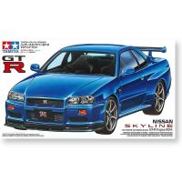 รถ TAMIYA ประกอบแล้วรุ่น1/24 Nissan GT-R R34รถบังคับ24210