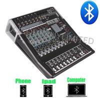 LXJ Pro Karaoke Audio Mixer Bluetooth 8 Channel Microphone Sound Mixing Console With USB 48V Phantom Power 99 Digital DSP Effect