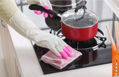 Home Washing Cleaning Gloves Garden Kitchen Dish Fingers Rubber Dishwashing Household Cleaning Gloves Safety Gloves