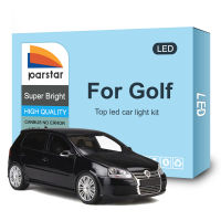 Parstar LED โคมไฟภายในสำหรับ Volkswagen VW Golf 4 5 6 7 MK4 MK5 MK6 MK7 1999-2017 2018รถ Dome Trunk Canbus