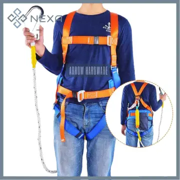 Fall Protection Harness Full Body Safety Harness Construction Adjustable  Belt With Hook