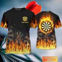 2023 new arrive- xzx180305   Darts frame personalized name 3DT shirts for dart players, gifts to darts lovers 68