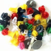 50pcs Automotive Plastic Rivet Car Fender Bumper Interior Trim Push Pin Clips Kit Car Accessories