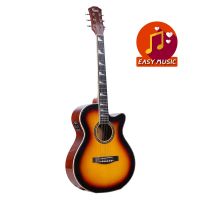 กีตาร์โปร่งไฟฟ้า Gusta OGCE II 40" Acoustic-Electric Guitar