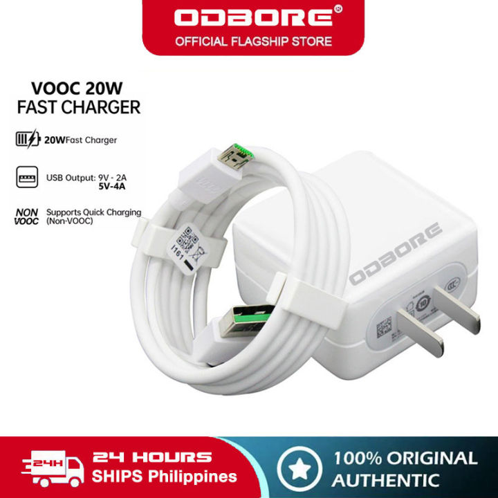 【ODBORE Selection】OPPO VOOC Flash Charger Authentic 20W Micro USB Fast ...