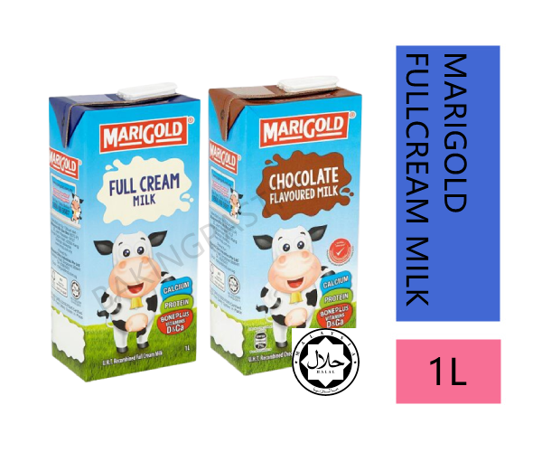 Marigold UHT Fullcream & Chocolate Milk 1L Lazada