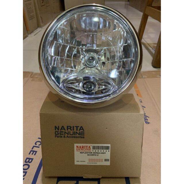 Reflektor Lampu Depan Headlamp Motor Yamaha Scorpio Z HR
