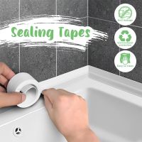 Pvc Sealing Strip Tape Bathroom Toilet Crack Caulk Tape Self Adhesive Waterproof Mildew Proof Tapes For Kitchen Sink Wall Corner