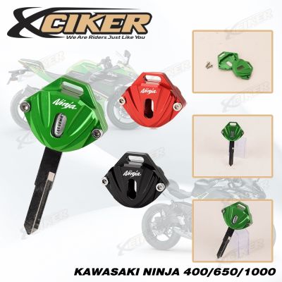 KAWASAKI NINJA 400/650/1000 SX/EX40 Motorcycle Key Casing CNC Aluminum Key Blank Cover Key Head Shell Cap Holder Protective Case