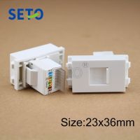 【In-demand】 vkysdo SeTo 128ประเภท RJ45 Cat5e โมดูลเครือข่าย RJ45ปลั๊กเครือข่าย Keystone สำหรับซ็อกเก็ตแผ่นผนัง