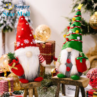 Supermall Christmas Faceless Doll Ornaments Handmade Plush Gnome Doll Tabletop Decorations Perfect Christmas Gifts