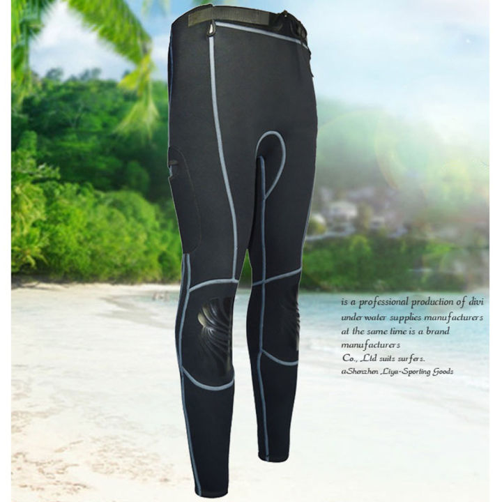 กางเกงwetsuitผู้ชายlazaralife-3-มม-neopreneดำน้ำดำน้ำดูปะการังดำน้ำท่องกางเกง