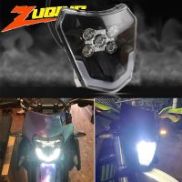 สำหรับ KTM รถจักรยานยนต์ H Ead Light LED ไส้ตะเกียงไฟหน้า EXC XC SX SXF XCF XCW 125 250 300 450ซูเปอร์ Moto E Nduro วิบากจักรยานสกปรก