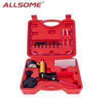 【Sleek】 ALLSOME Car Auto Hand Held Vacuum Pump Brake Bleeder Adaptor Fluid Reservoir Tester Kit 2 in 1 Tool Kits HT1190