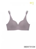 Sabina เสื้อชั้นใน Invisible Wire (ไม่มีโครง) Seamless Fit รุ่น Perfect Bra รหัส SBD97701 สีช็อคโกแลต