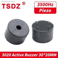 ❧ﺴ✧ 1Pcs 3020 Piezo Active Buzzer 12V 100dB Loud Sound Alarm High Decibel Dia 30MM Thickness 20MM Buzzer For Control Box