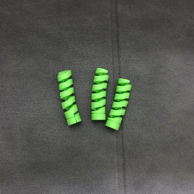(Ready Stock) Silicone Protector Spiral Data Line Plastic Bobbin Earphone Winder Deadset Anti-Fracture Cover for Cables