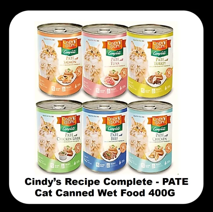 Cindy's Recipe Complete Pate Cat Canned Food 400g   Cat Wet Food 