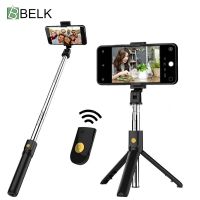 (Bishop Belle) BELK 3 In 1ไร้สายบลูทูธ Selfie Stick พร้อมชัตเตอร์ขาตั้งกล้องระยะไกลสำหรับโทรศัพท์ Monopod สำหรับ iPhone Huawei Samsung Xiaomi