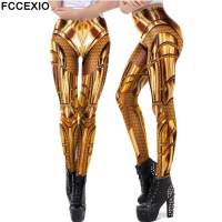 Leggins S-XL Sexy Print 3D Pattern Movie Woman Magic Wonders The Leggings Series Party Pants Fitness Workout Casual FCCEXIO