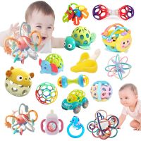 Children Balls Hand Sensory Baby Toys Rubber Textured Multi Tactile Touch Toys Baby Training Massage Soft Balls Baby Teethers