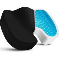 ◐☒♤ Seat Cushion Office Chair Cushion for All Day Sitting Back Sciatica Coccyx Tailbone Pain Relief Cushion Ergonomic Seat Cushion