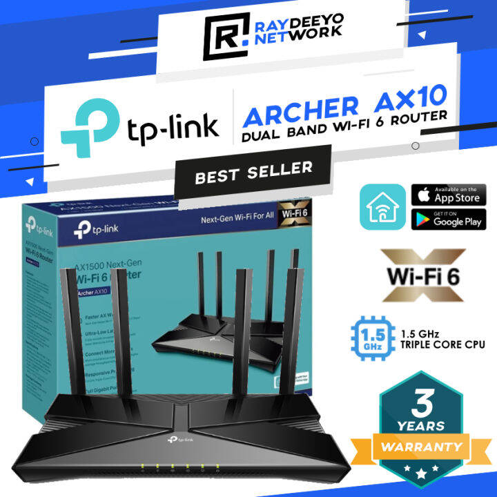 Tp Link Archer Ax Ax Wi Fi Router Triple Core Cpu Powered Wi