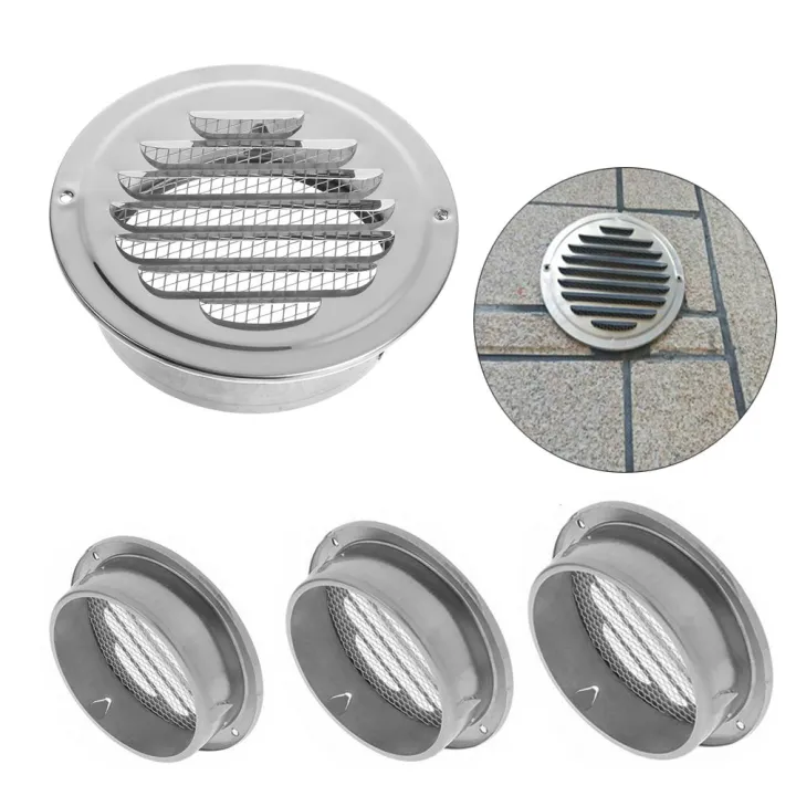 WIGLEYU Durable Stainless Steel Round Antibird And Rat Exterior Wall
