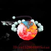 Jade Dragon Bracelet Natural Amulet Jewellery Fashion Bangle Charm Gifts Color Jadeite