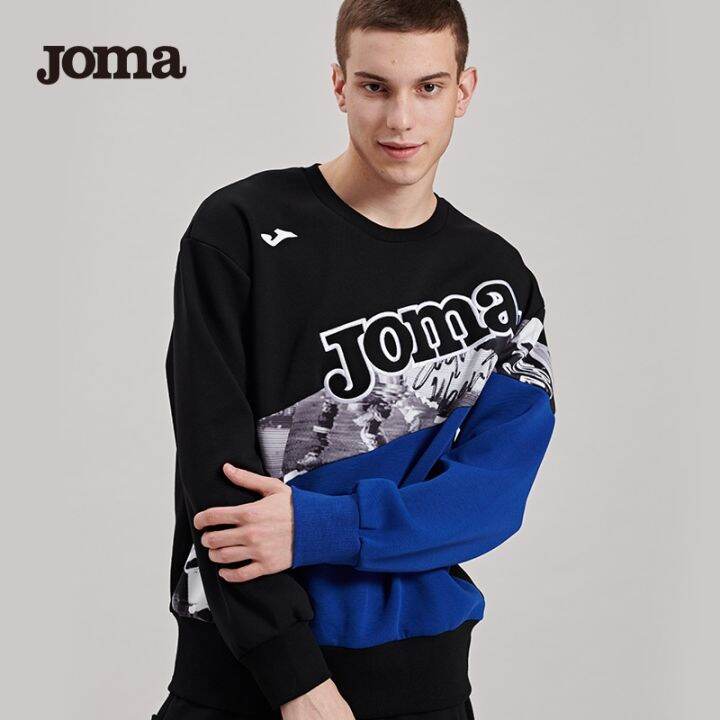 2023-high-quality-new-style-joma-homer-sports-sweater-mens-new-casual-all-match-trendy-pullover-hoodless-sweater-sportswear-top-men