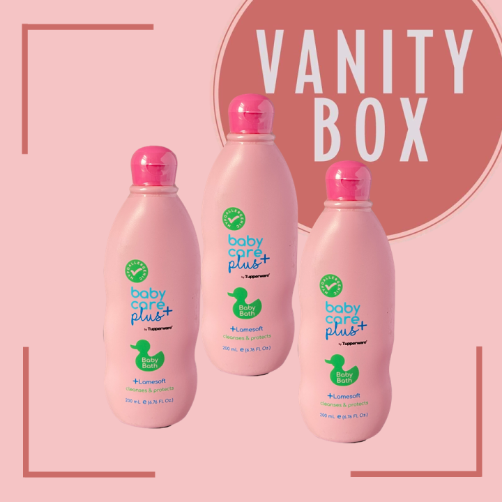 Baby Care Plus Pink Baby Bath Set of 3 200mL Lazada PH