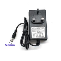 Power Adapter DC 24V 2A 1.5A 1500mA 1A 1000mA 5.5mm x 2.5mm 2.1mm 3pin Wall US EU UK PLUG Selection