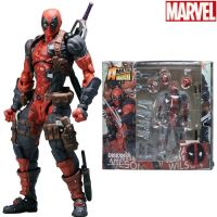 ?Revoltech Yamaguchi Deadpool Marvel ตุ๊กตาขยับแขนขาได้ Marvel Legends Joint Moving ตุ๊กตาของขวัญของขวัญสำหรับเด็กโมเดลภาพยนตร์