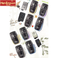 Hardingsun TOYOTA ดัดแปลงเคสใส่กุญแจ5/4 B เพื่ออัปเดต5/4ปุ่ม ALPHARD ประมาณกล่องใส่สมาร์ทคีย์ VELLFIRE (มีเครื่องหมายด้านหลัง)