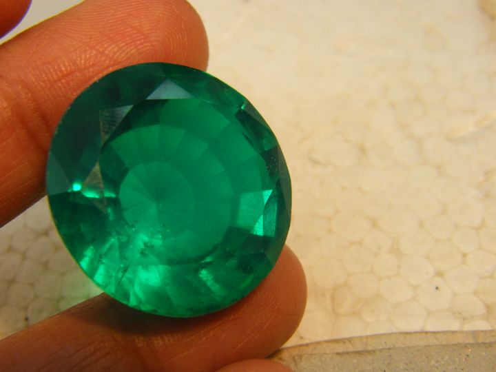 มรกต-พลอย-columbiaโคลัมเบีย-เอมเมอรัล-green-emerald-25x25-มม-mm-53-กะรัต-1เม็ด-carats-พลอยสั่งเคราะเนื้อแข็ง