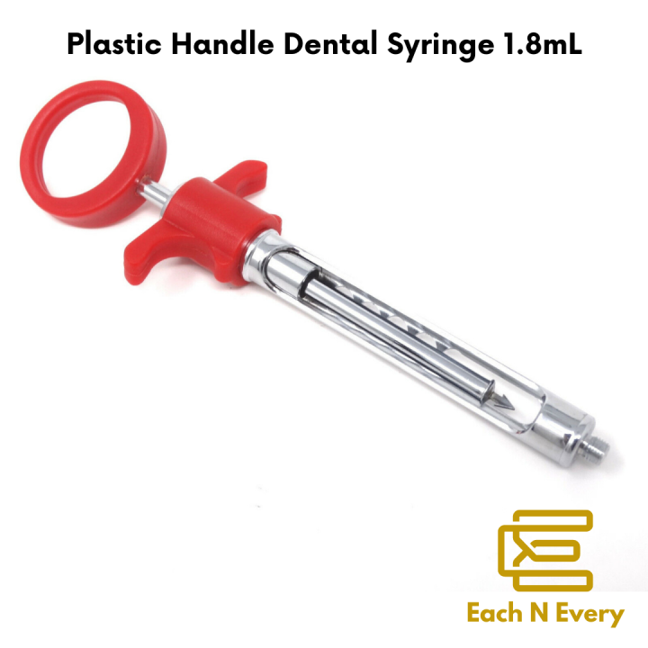 Aspirating Dental Syringe Color Coded One Ring Dental Self Aspirating