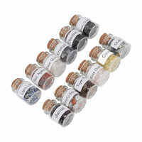 Healing Stones Wishing Bottles ชุดชิปหินธรรมชาติสำหรับ Reiki สำหรับ Chakra