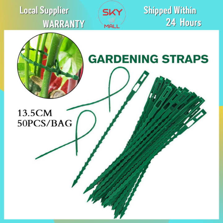 50pcs/set Adjustable Garden Cable Ties Shrubs Fastener Tree Locking Nylon Zip Tie Lazada PH