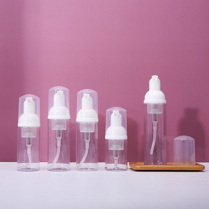 foam-pressure-pump-bottle-cosmetic-bottles-waterproof-split-bottle-facial-cleansing-milk-split-bottle-transparent-bottle-mousse-split-bottle