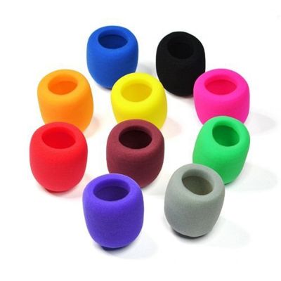 10pcs Colorful Wireless Handheld Stage Microphone Windscreen Foam Mic Cover Karaoke Dj Microfone Sponge Pop Filter Wind Shield