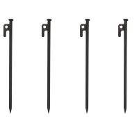 Camping Essentials 4 Pcs Tent Stakes Heavy Duty 12 Inch Tent Spikes for Camping