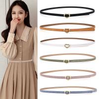 Ladies Belt Genuine Leather Decorative Skirt Fashion Narrow Waist Accessories