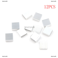 wucuuk ใหม่12ชิ้น14x14x6มม.เครื่องทำความเย็นแบบ anodized ขนาดเล็ก