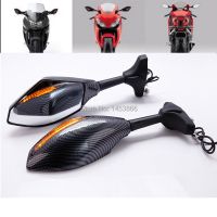 evomosa LED Turn Signals Integrated Mirrors For Honda CBR 600 F3 F2 F4i 929 954 1000 RR Motorcycle Side Rearview Mirror