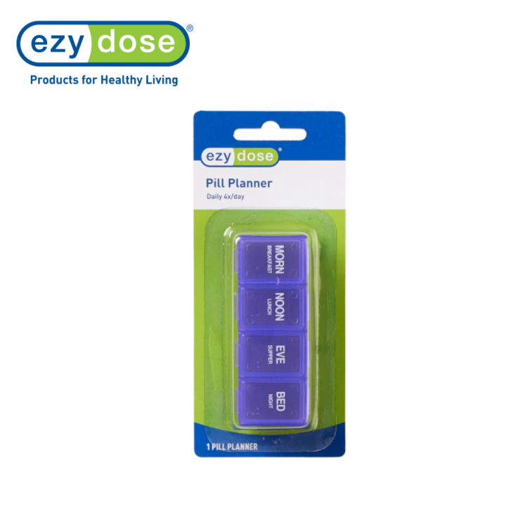 EZY DOSE ตลับใส่วิตามินขนาดพกพา A Day Locking Daily Pill Reminder รุ่น 67800