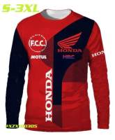 XZX180305   honda Motor shirt long sleeve for men/women clothes Racing Cycling20